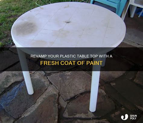 How To Paint Plastic Table