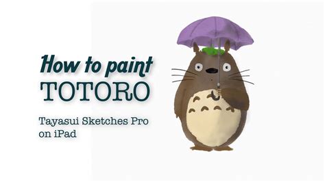 how to paint totoro