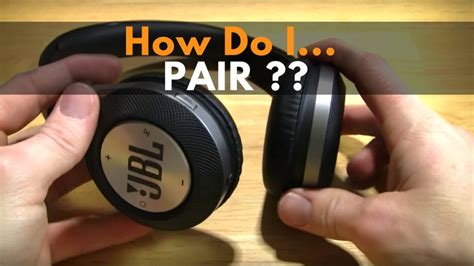 how to pair jbl headphones