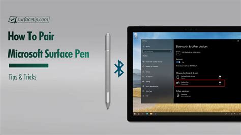 how to pair microsoft pen with surface