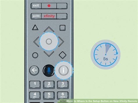 how to pair xfinity remote with setup button