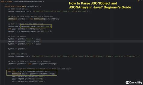 how to parse json object in core java