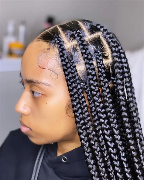  79 Ideas How To Part The Back Of Your Hair For Box Braids For New Style
