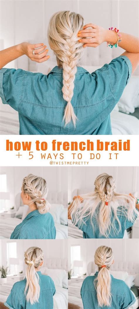  79 Gorgeous How To Part Your Own Hair For French Braids Trend This Years