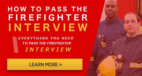 How To Pass A Firefighter Interview