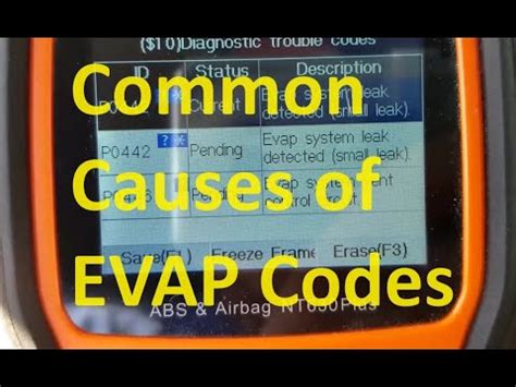 how to pass emissions with evap code