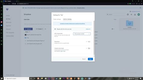 how to password protect a shared folder in dropbox