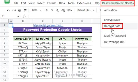 How To Password Protect A Sheet In Google Sheets