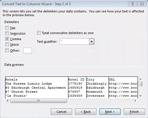 how to paste a csv into excel