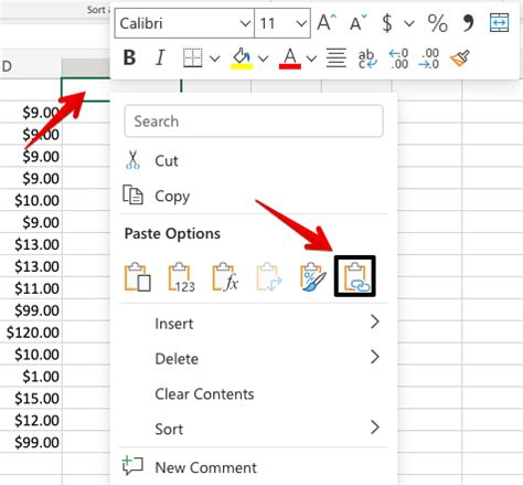 how to paste a file path as a link in excel