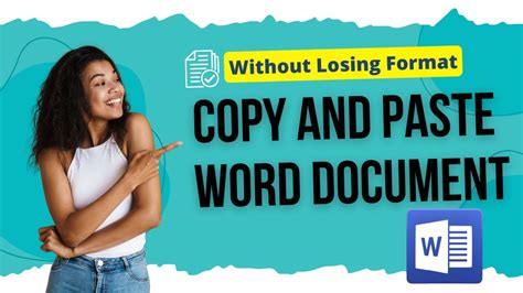 how to paste a link in word without losing formatting