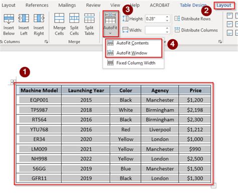how to paste excel table into word without changing format