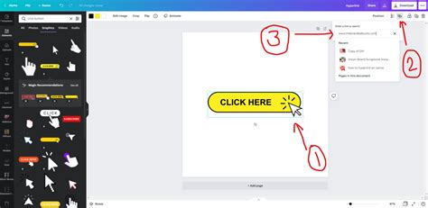 how to paste template link in canva