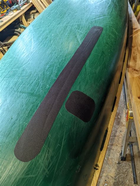 1 Roll 370*150mm Gray Inflatable Boats Kayak Canoe Special Damaged