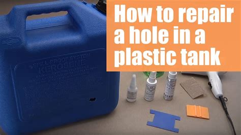 How To Patch A Hole In A Plastic Container