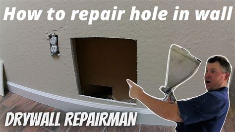 How To Patch A Hole In Textured Wall