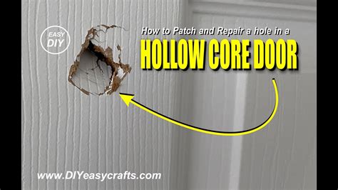 How To Patch Hole In Door Frame