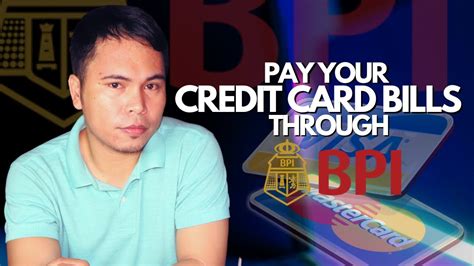 how to pay bpi credit card bill