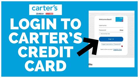 how to pay carter's credit card