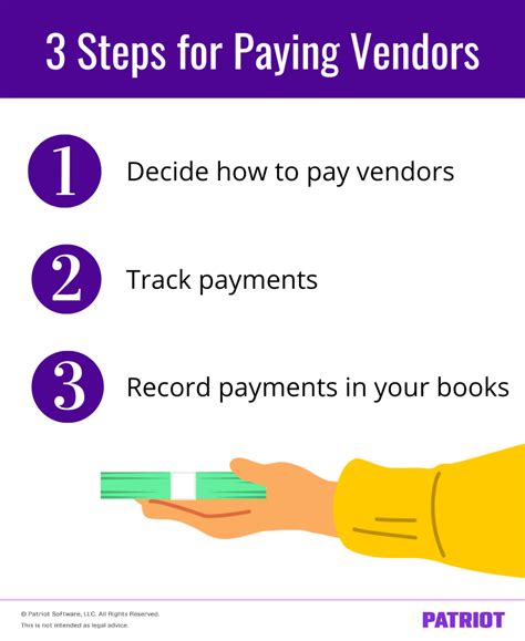 how to pay vendors