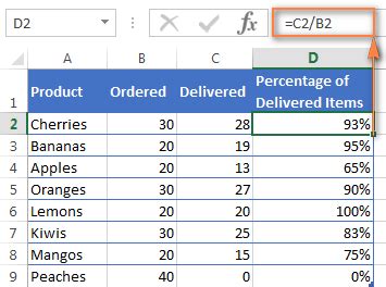How To Calculate In Excel Percentage Haiper