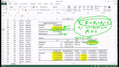 how to perform multivariate analysis in excel