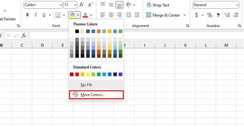 Excel Color Scheme CustomGuide