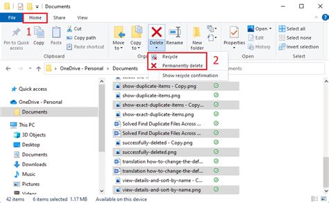 how to permanently delete a file from onedrive
