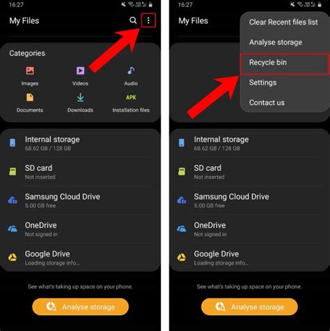 how to permanently delete trash on android