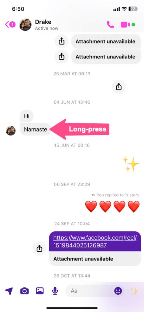 how to pin a message in messenger on android