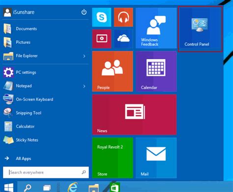 how to pin a program to start menu windows 10