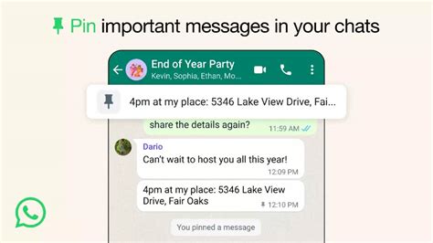 how to pin a text in a group chat