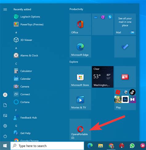 how to pin to start menu