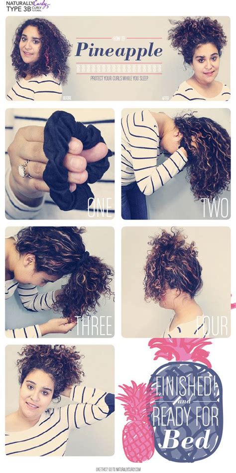 Fresh How To Pineapple Curly Hair For Bed For Short Hair