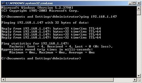 how to ping 1500 bytes in cmd