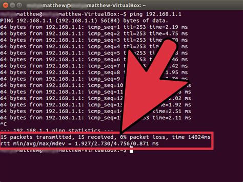 how to ping in linux