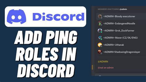 how to ping roles on discord with id