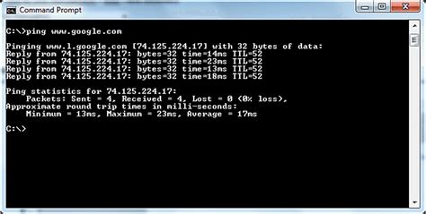 how to ping site in cmd