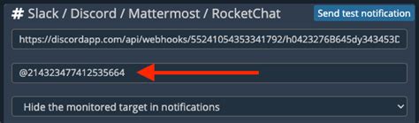 how to ping with id discord