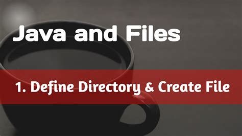 How To Place A File In A Directory Using Java