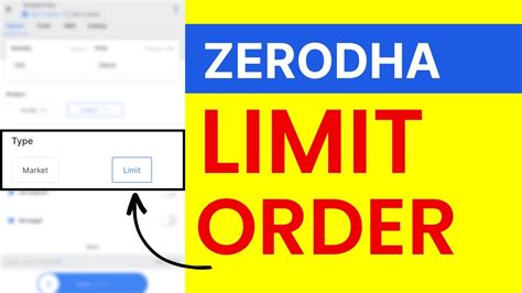 How To Place Order On Zerodha