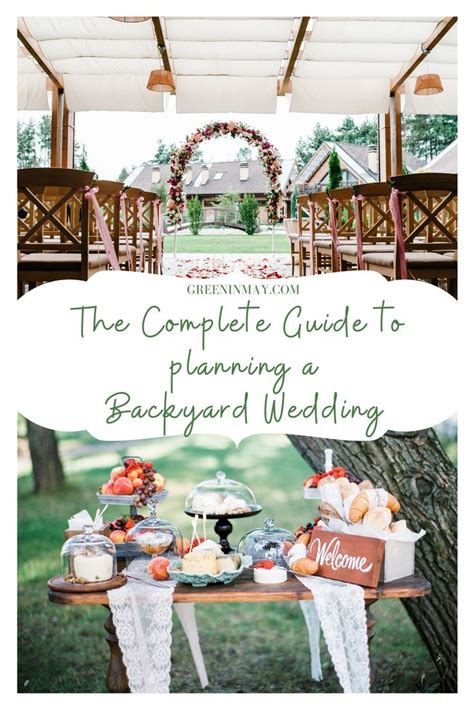 How To Plan A Backyard Wedding