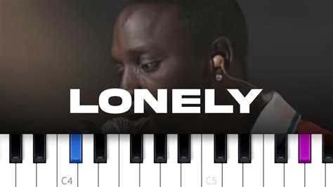how to play akon lonely on piano
