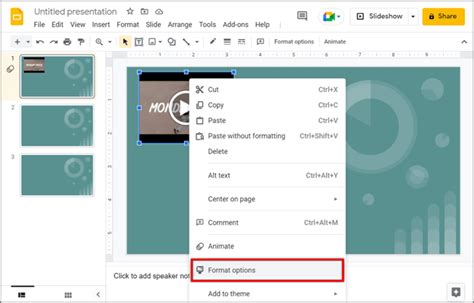 how to play audio google slides