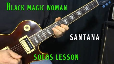 how to play black magic woman on guitar