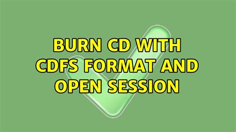 how to play cdfs format