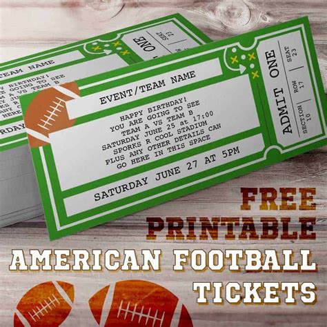 how to play football tickets