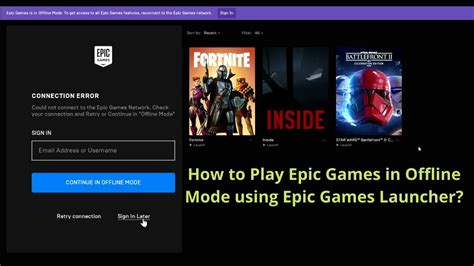 how to play games offline epic games store