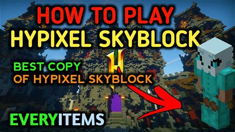 how to play hypixel skyblock on mobile