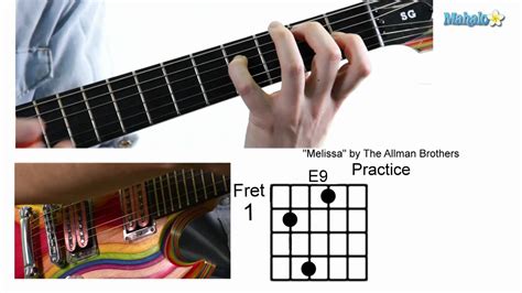 how to play melissa on acoustic guitar